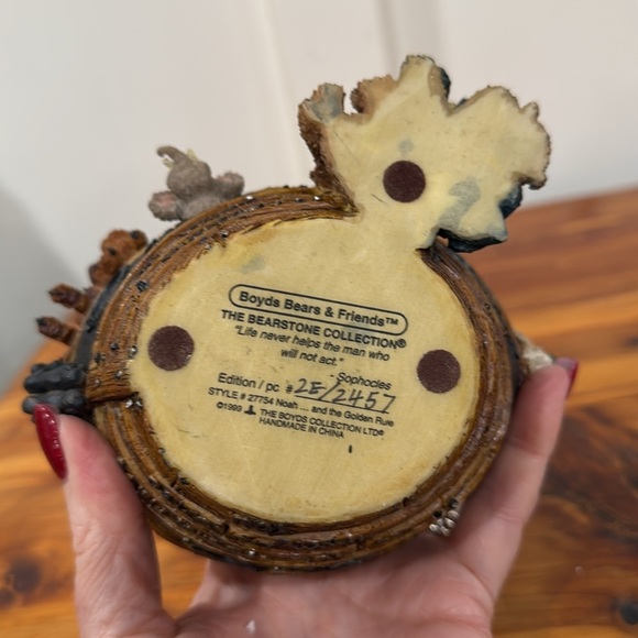 Boyds Bears & Friends "Noah & The Golden Rule" and "Jeremy as Noah Ark Builder" - Picture 8 of 11